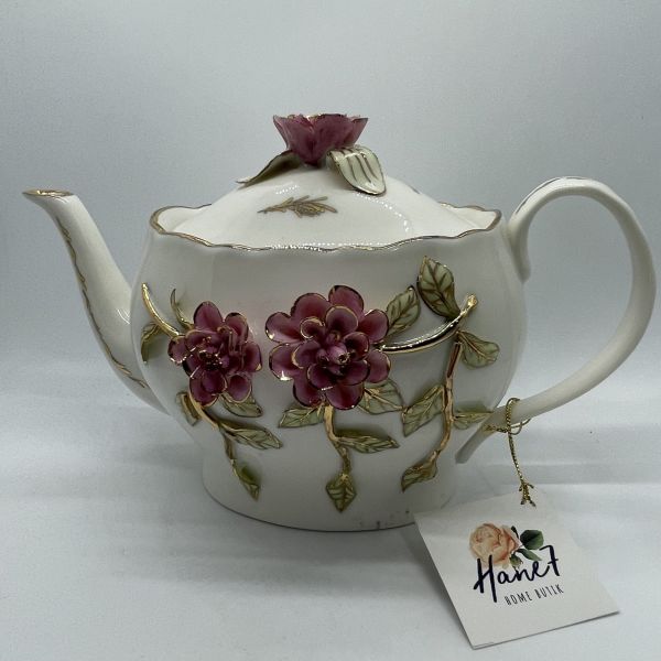 El Boyaması Capodimonte Demlik/Pot