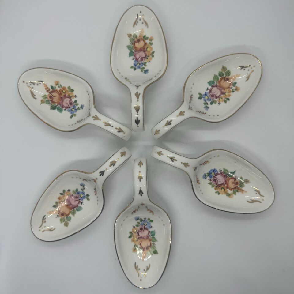 El Boyaması Kaşık Reçellik/Çerezlik